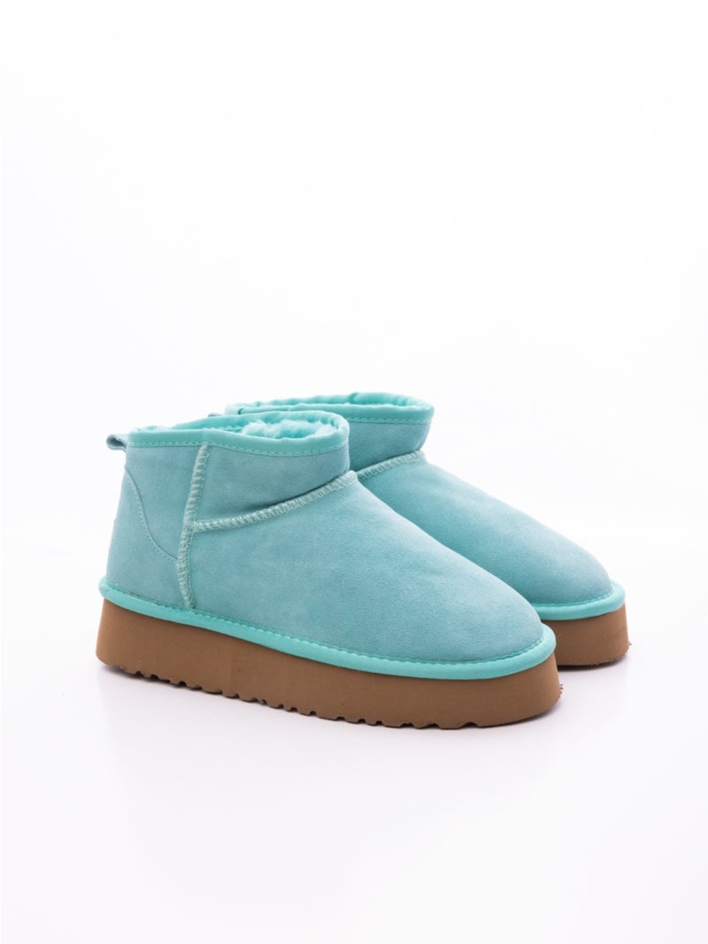 UGG Ultra Mini Platform Low Ankle Boots -Turquoise size 8